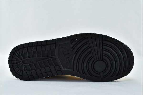 Air Jordan 1 Low University Gold Black  553558 700 Womens And Mens Shoes